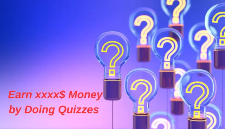 How to Earn Money by Doing Quizzes | Easy Way to Earn Money Online