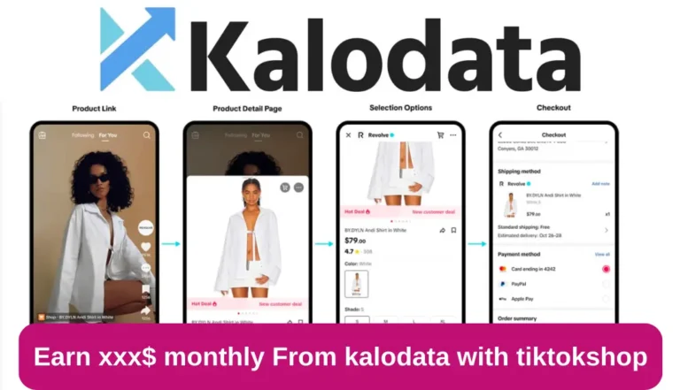 How to Earn Money from Kalodata.com | TikTok Shop Affiliate Program