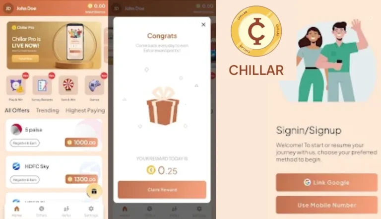 Best Money Earning App - Chillar | Earn Daily 1000