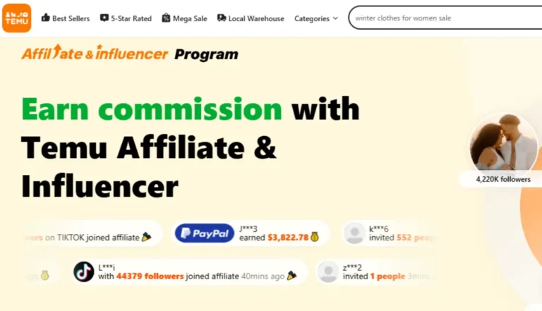 How to Earn Money Through Temu Affiliate | Earn $200 Per Day