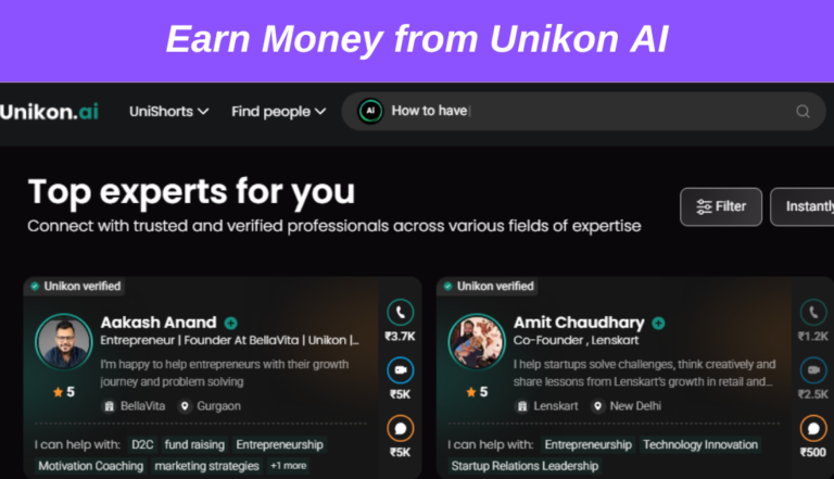 Earn Money from Unikon AI